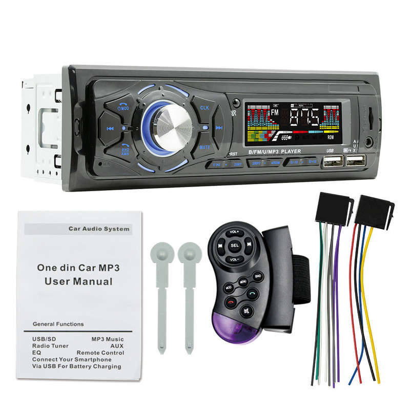 Multi-function Car BT MP3 Player Dual USB Interface Car Music Player Auto Voice Assistant MP3 Player
