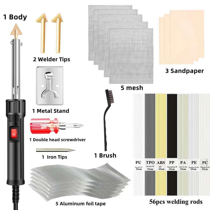150W Plastic Welding kit,2-in-1 Plastic Welder & Soldering Iron Gun,Soldering Iron Gun  For Bumper K