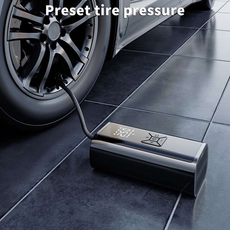 Portable Air Compressor for Car Tires Fast Air Pump Tire Inflator Accurate Pressure Digital Display