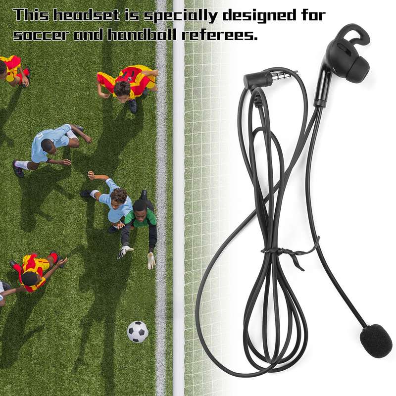 EJEAS  Referee Headset, In-Ear Headphone with Microphone Replacement for V6 Pro/ V6C/ V4 Plus/ V4C P