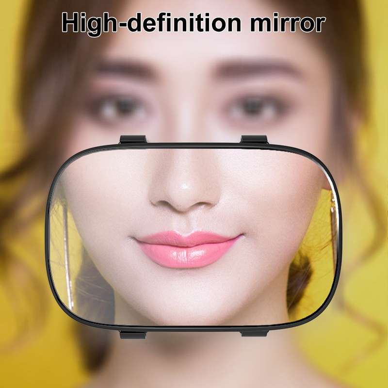 Sun Visor Mirror, Car Visor Vanity Mirror with Straps Universal for Various Cars Trucks Automobile A