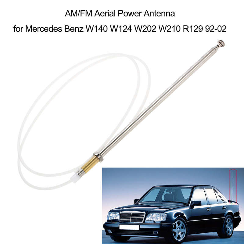 AM/FM Aerial Power Antenna Replacement for Mercedes Benz W140 W124 W202 W210 R129 92-02