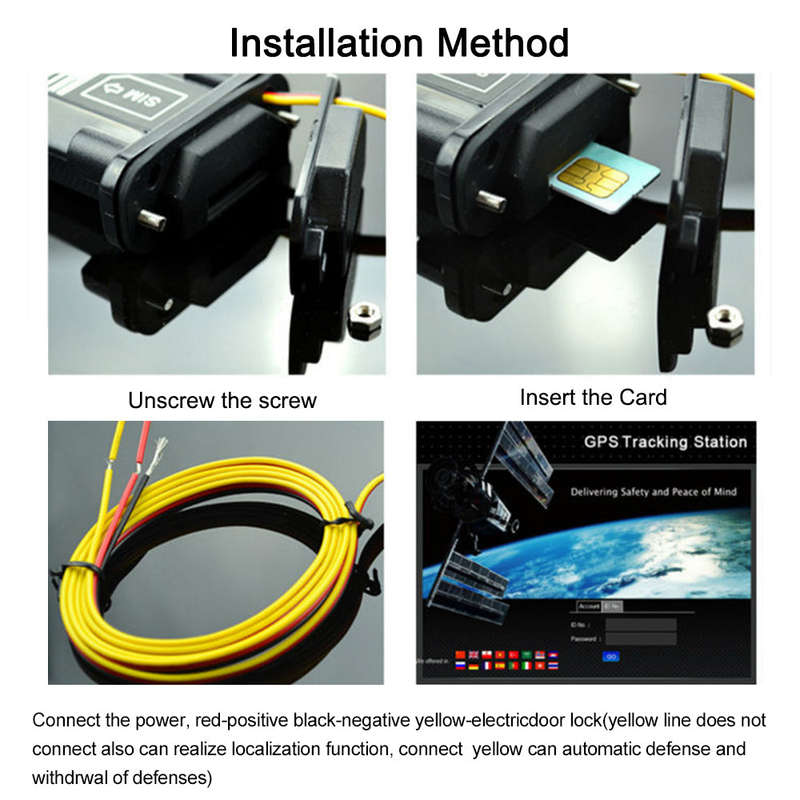 Waterproof Vehicle GPS Tracker Real-time Locator GPS/GSM Global Real Time Tracking Device for Vehicl