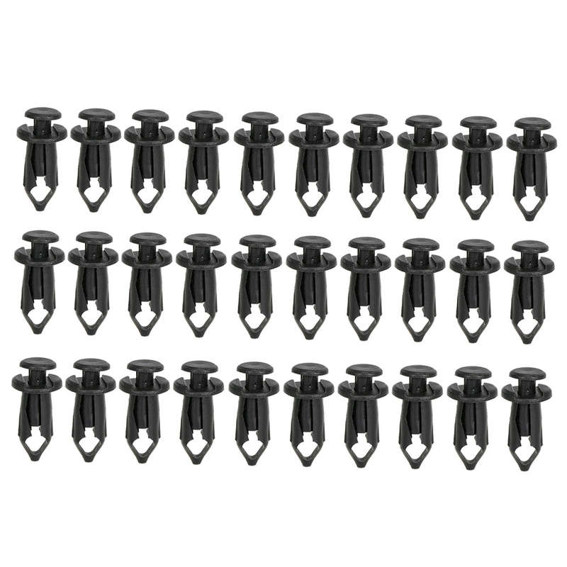 Auto Fastener Clips Plastic Fastener Rivet Clips 190Pcs 6 Sizes Car Push Pin Rivet Trim Clips