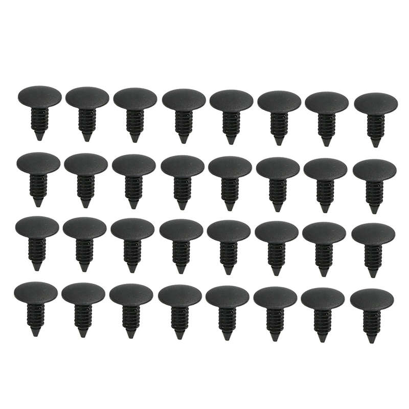 Auto Fastener Clips Plastic Fastener Rivet Clips 190Pcs 6 Sizes Car Push Pin Rivet Trim Clips