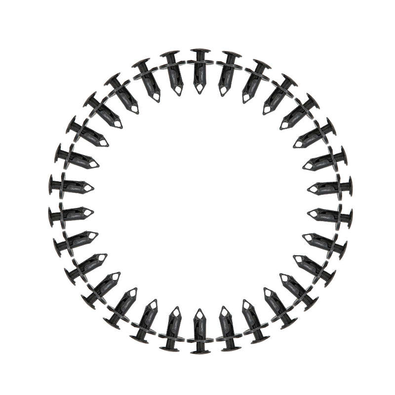 Nylon Bumper Fasteners Fender Rivet Clips 30PCS 8mm Universal Auto Clips & Fastener for Bumper Fende