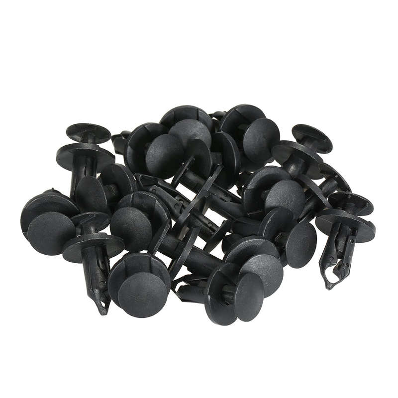 Nylon Bumper Fasteners Fender Rivet Clips 30PCS 8mm Universal Auto Clips & Fastener for Bumper Fende