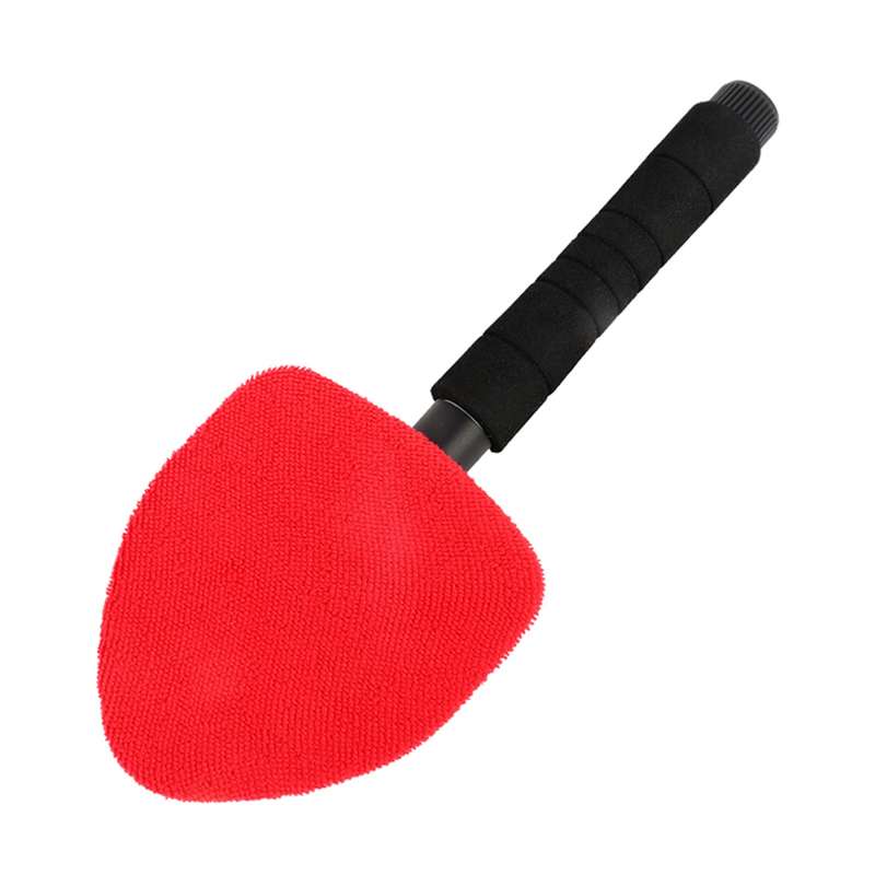 TIROL Car Windshield Cleaner Brush Wiper Telescopic Handle Microfiber Windshield Cleaner Auto Window