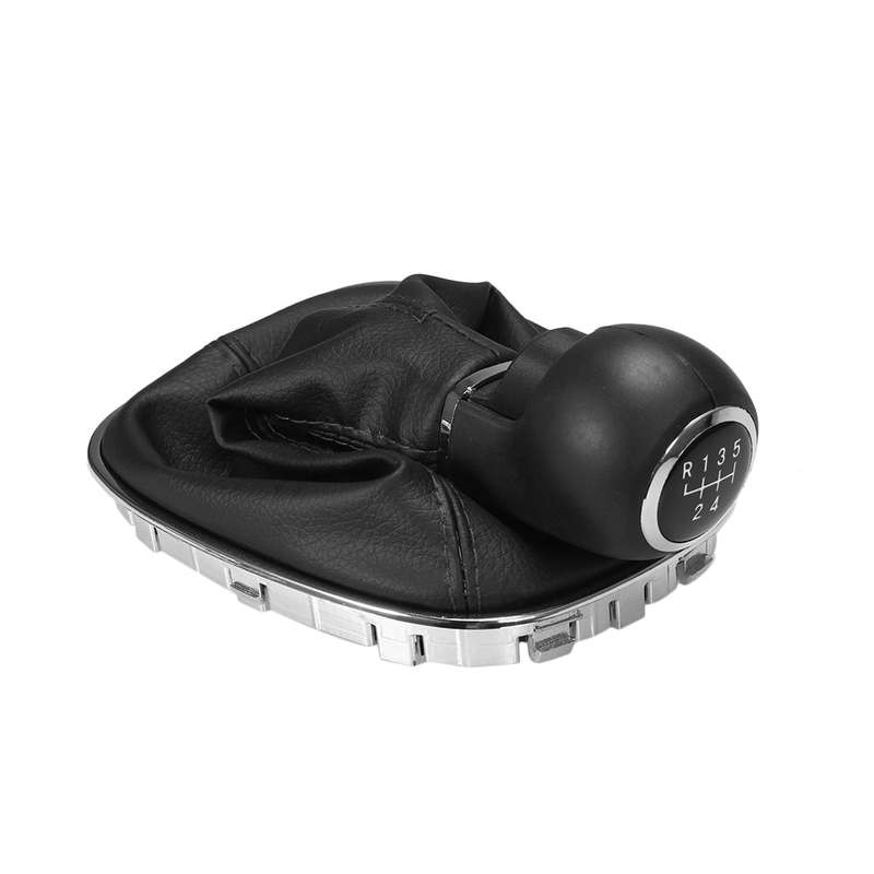 5 Speed Gear Shift Knob Manual Shifter Gaitor Boot Cover for Opel Corsa D Dust-proof