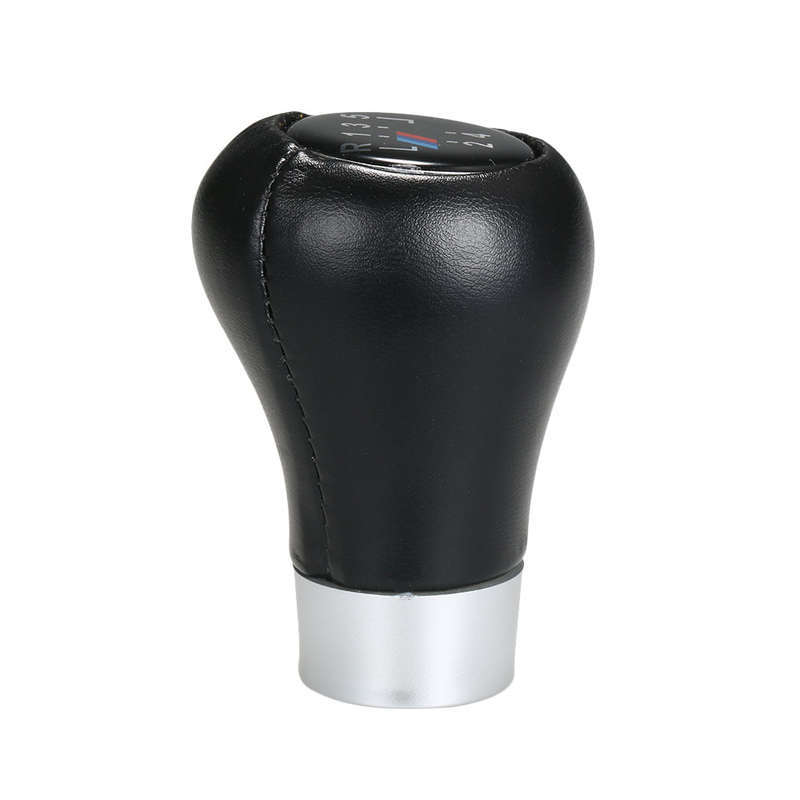 Car Gear Shift Knob Shifter 5 Speed Leather Replacement for BMW 1 3 5 6 Series X1 X3 X5 E60 E61 E65