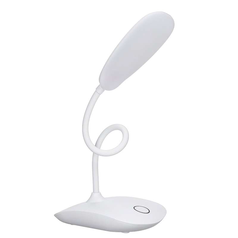 USB Rechargeable 360 Rotating LEDs Desk Lamp 3 Level Brightness Flexible Touching Control Ni