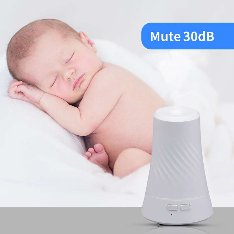 100ml Mini Cool Mist Humidifier Aroma Essential Oil Diffuser 7 Colors LED Night-light Whisper