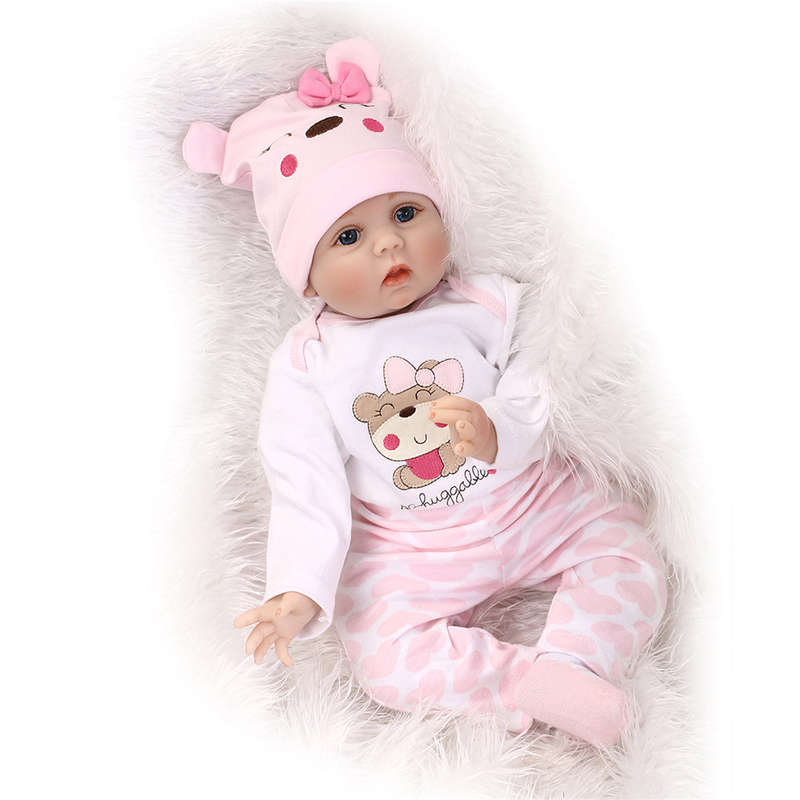 550mm Silicone Simulation Reborn Doll Baby Doll Baby Kids Toy Gift