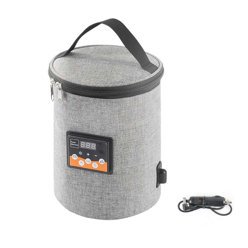 Portable Oven 12V Car Food Warmer Personal Mini Oven with Digital Display Temperature Preset