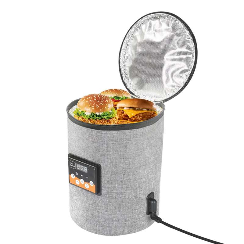 Portable Oven 12V Car Food Warmer Personal Mini Oven with Digital Display Temperature Preset