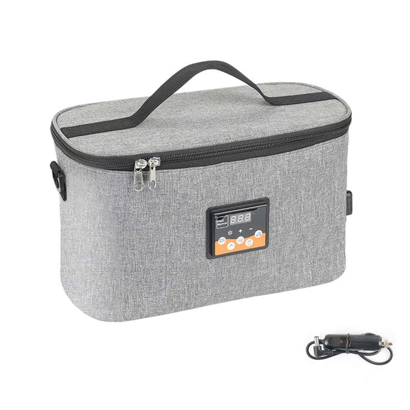 Portable Oven 12V Car Food Warmer Personal Mini Oven with Digital Display Temperature Preset