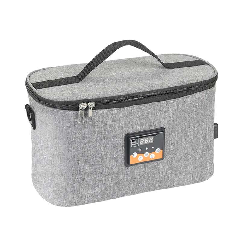 Portable Oven 12V Car Food Warmer Personal Mini Oven with Digital Display Temperature Preset