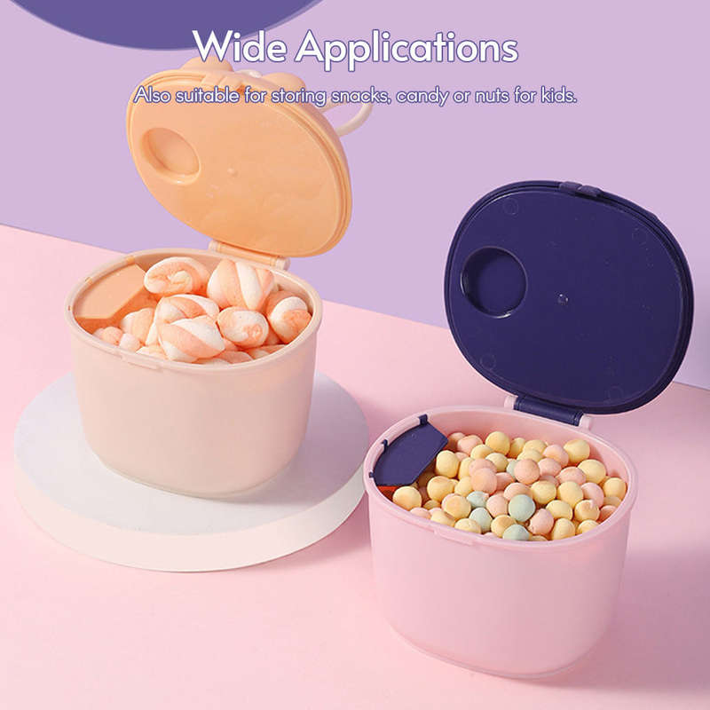 150ml Baby Formula Dispenser Travel Baby Milk Powder Container with Scoop Leveller Carry Hand