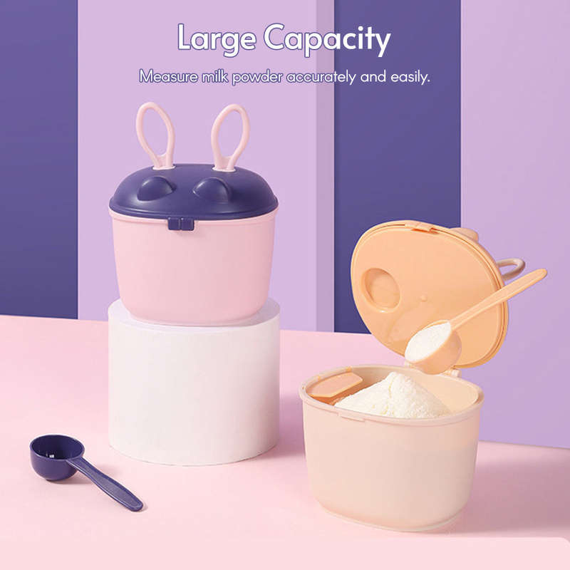 150ml Baby Formula Dispenser Travel Baby Milk Powder Container with Scoop Leveller Carry Hand
