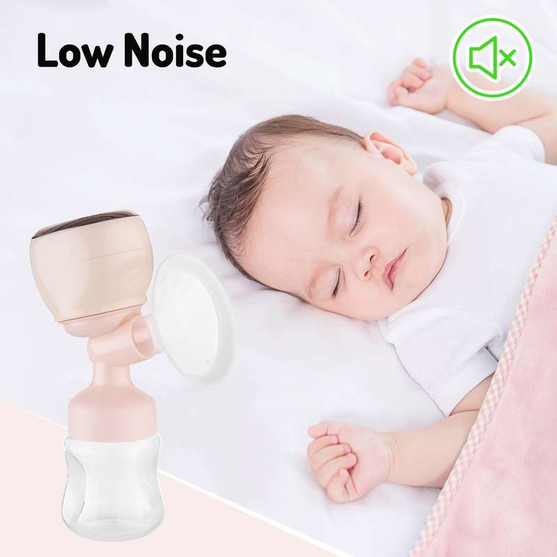 Portable Compact Strong Suction Electric Breast Pump Low Noise Pain Free Feeding Pump 3 Modes
