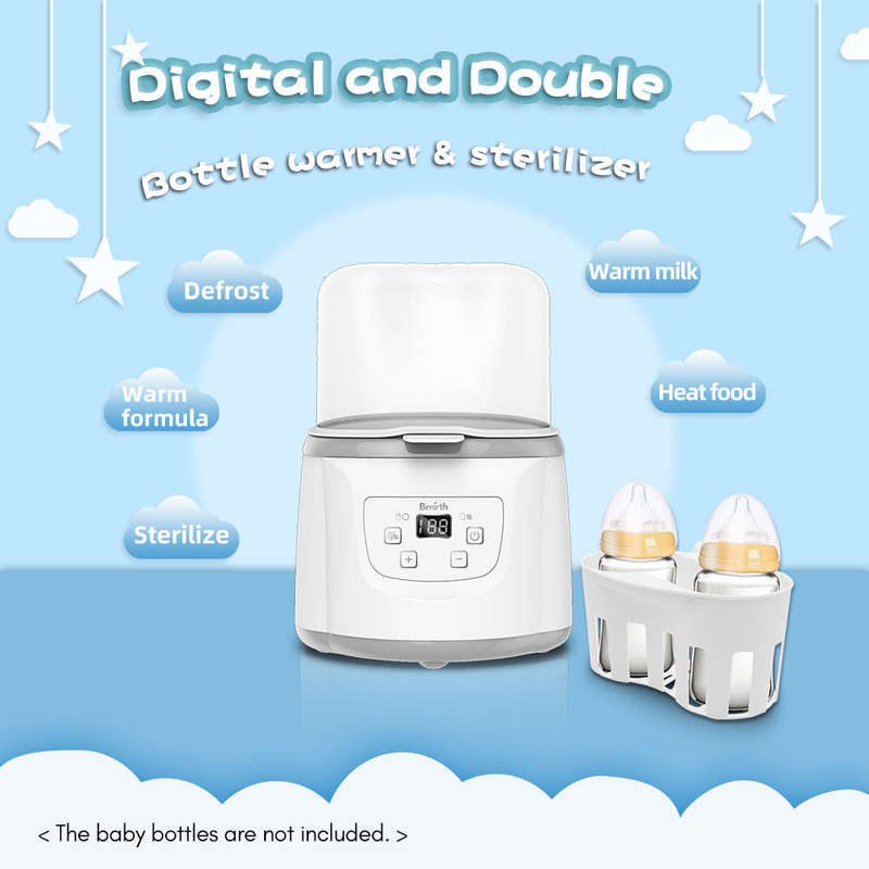 Bimirth S0117E 4-in-1 Baby Bottle Warmer Baby Bottle Steam Sterilizer Fast Baby Food Heater 2