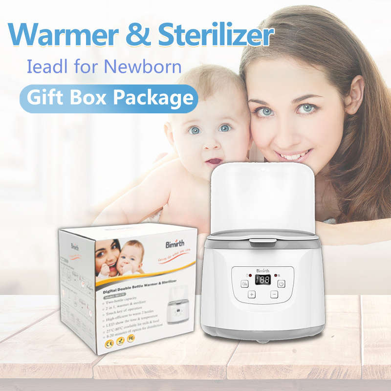 Bimirth S0117E 4-in-1 Baby Bottle Warmer Baby Bottle Steam Sterilizer Fast Baby Food Heater 2