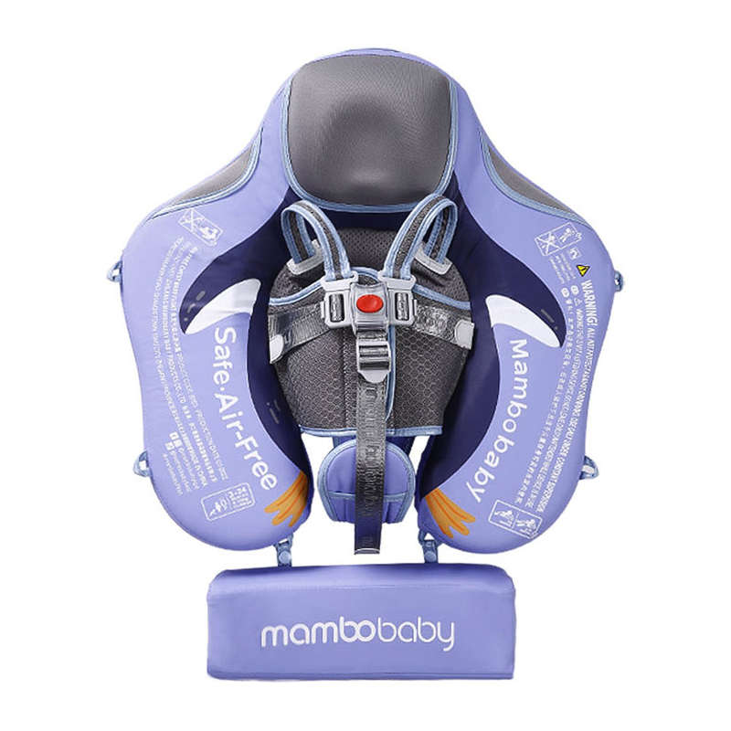 Mambobaby B503-26 Non-Inflatable Baby Swimming Pool Float Ring Swim Trainer for 3-24 Months I