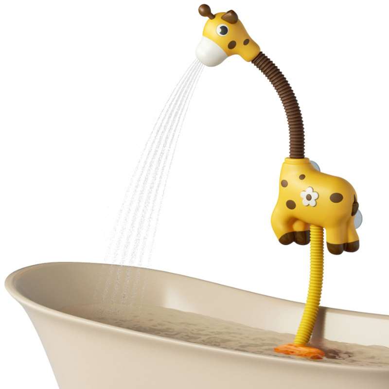 Baby Bath Toys with Shower Head Cute Giraffe Water Spray Shower Summer Bathtub Toy for Toddle
