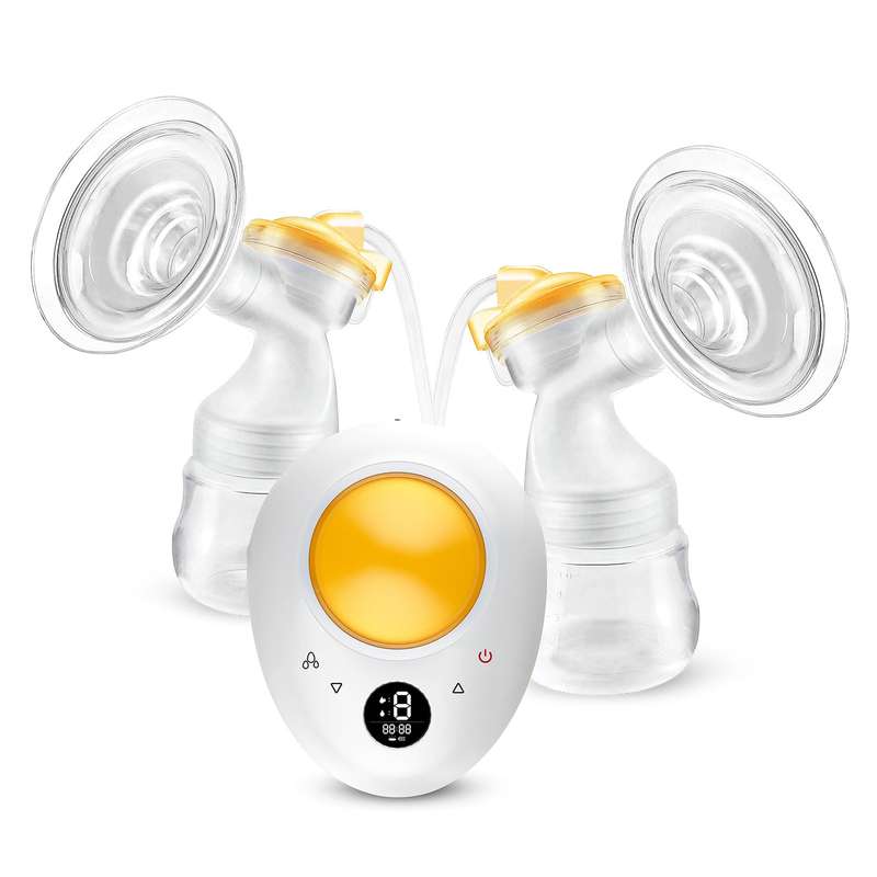 doopser DSP-8001D Double Electric Breast Pump for Breastfeeding Hands Free Breast Pump with N