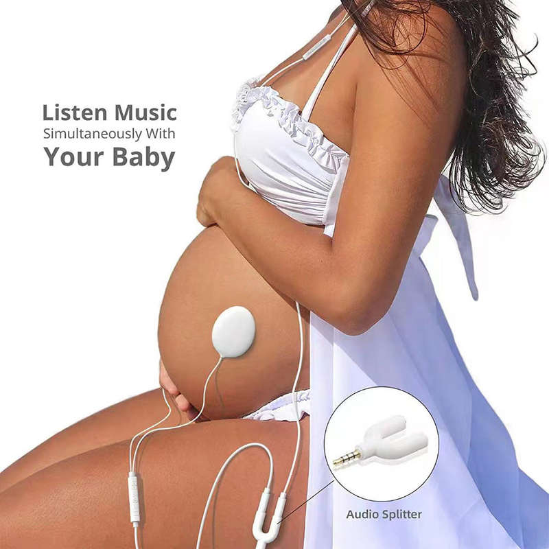 Baby Bump Headphones Prenatal Belly Speakers for Women During Pregnancy to Play Music to Baby