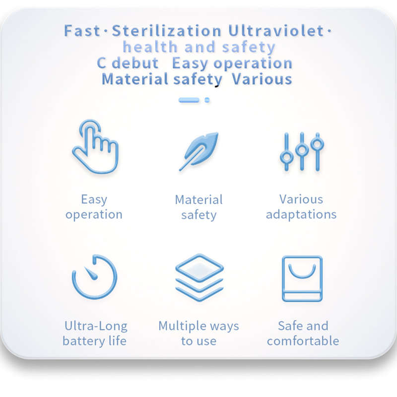 Portable UV Light Sterilizer Box Disinfection Cup with Dual UV Lamps Built-in Battery for Bab