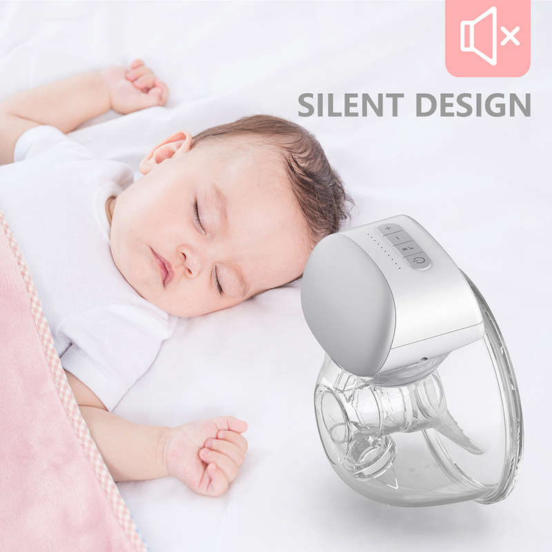 Bebebao BB-P1 2 Pack Wearable Electric Breast Pump Hands Free Portable Breast Cup 8oz/240ml B