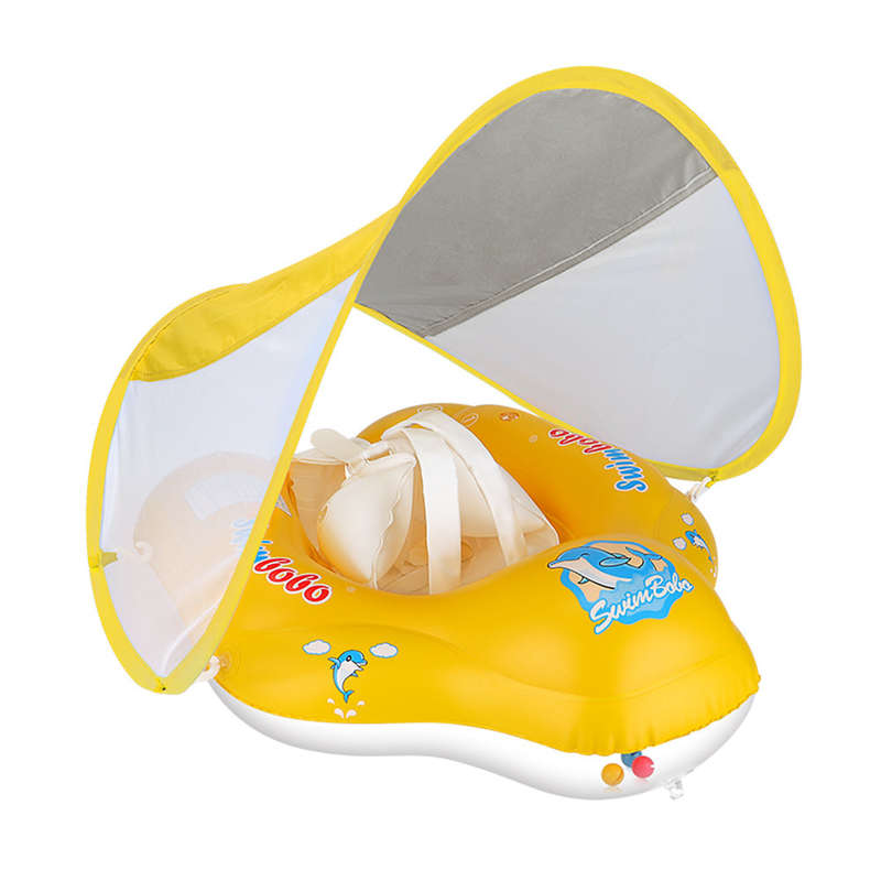 SwimBoBo Inflatable Baby Swimming Float  Baby Swim Float Ring Cute Baby Pool Float Pool Toys