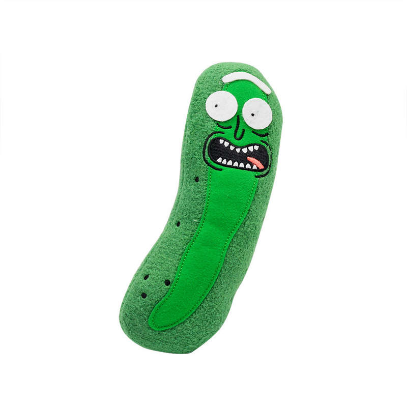 Cute Cartoon Cucumber Pickle Rick Plush Doll Toy Soft Pillow Kids Stuffed Toy Accessory Gift