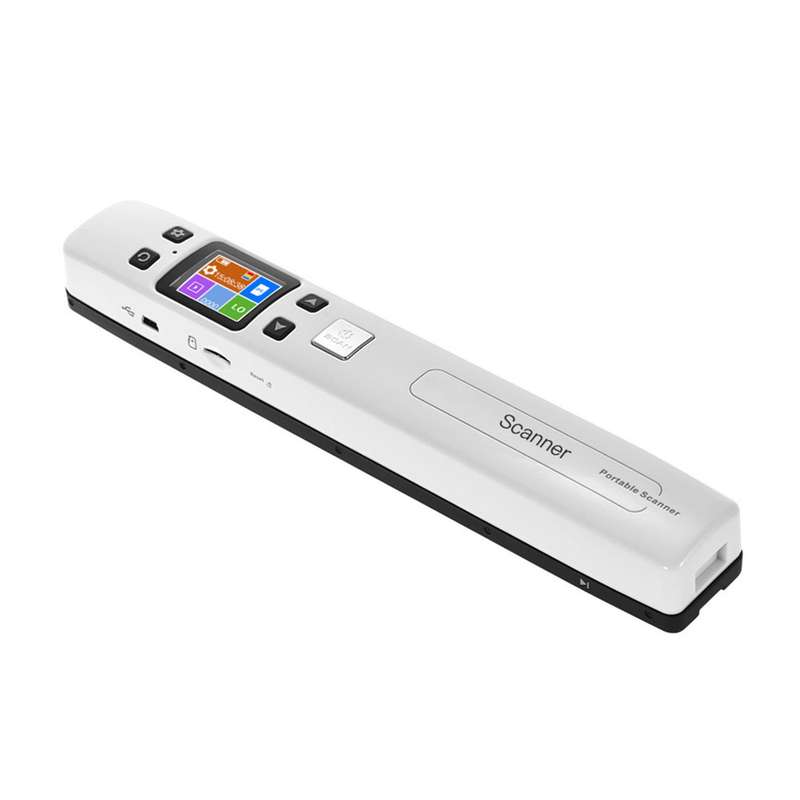 Portable Handheld Wand Document/ Book/ Images Scanner 1050DPI Resolution High Speed Scanning