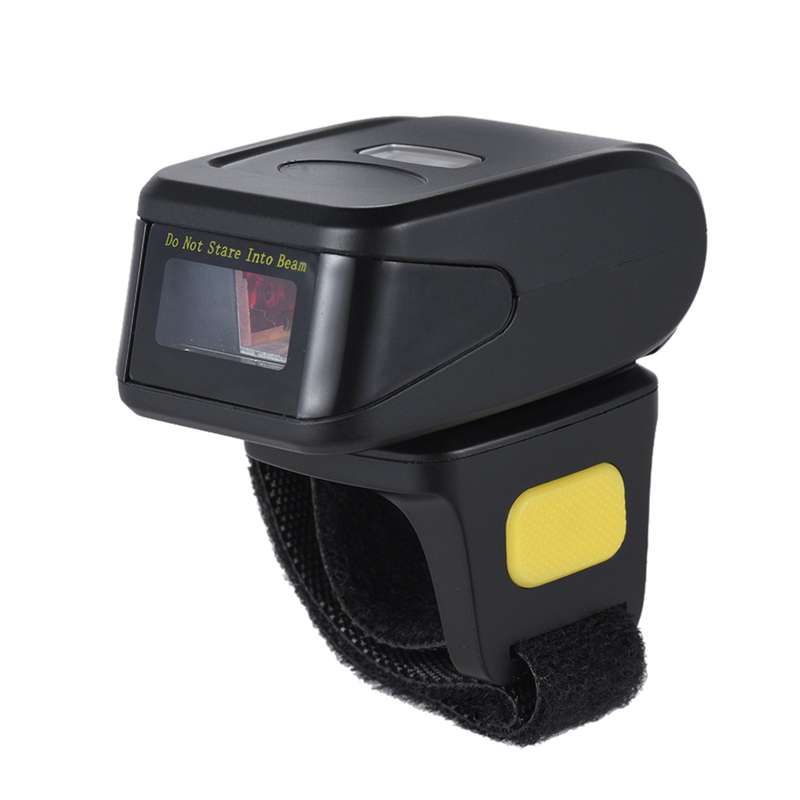 Portable Handheld BT Wireless Ring Finger 1D Barcode Scanner Reader Support for Windows XP 7.