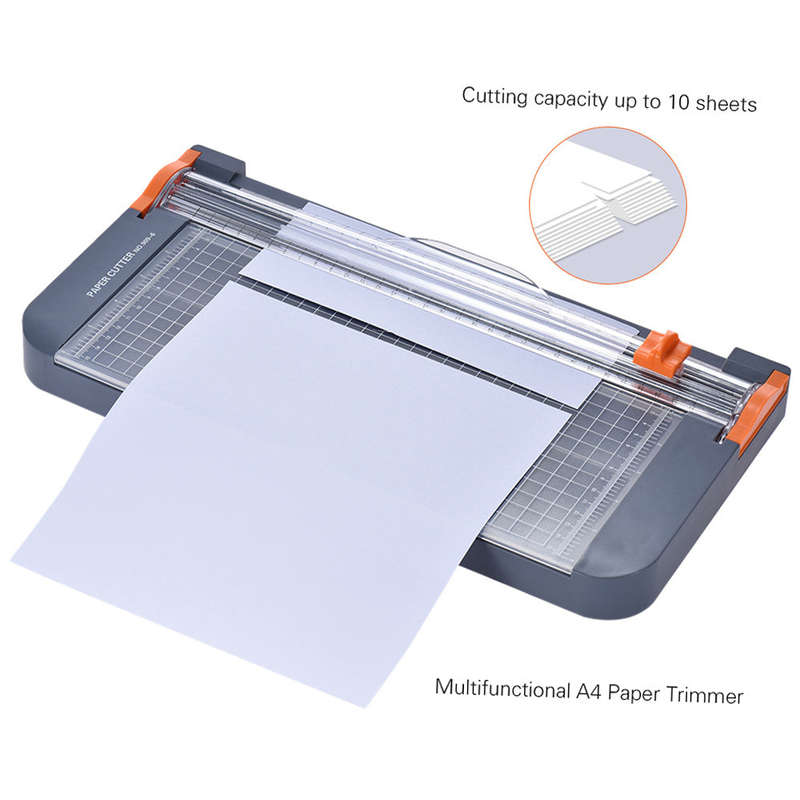 Multifunctional A4 Paper Trimmer Cutters Guillotine with 5 Storage Boxes Portable for Photo L