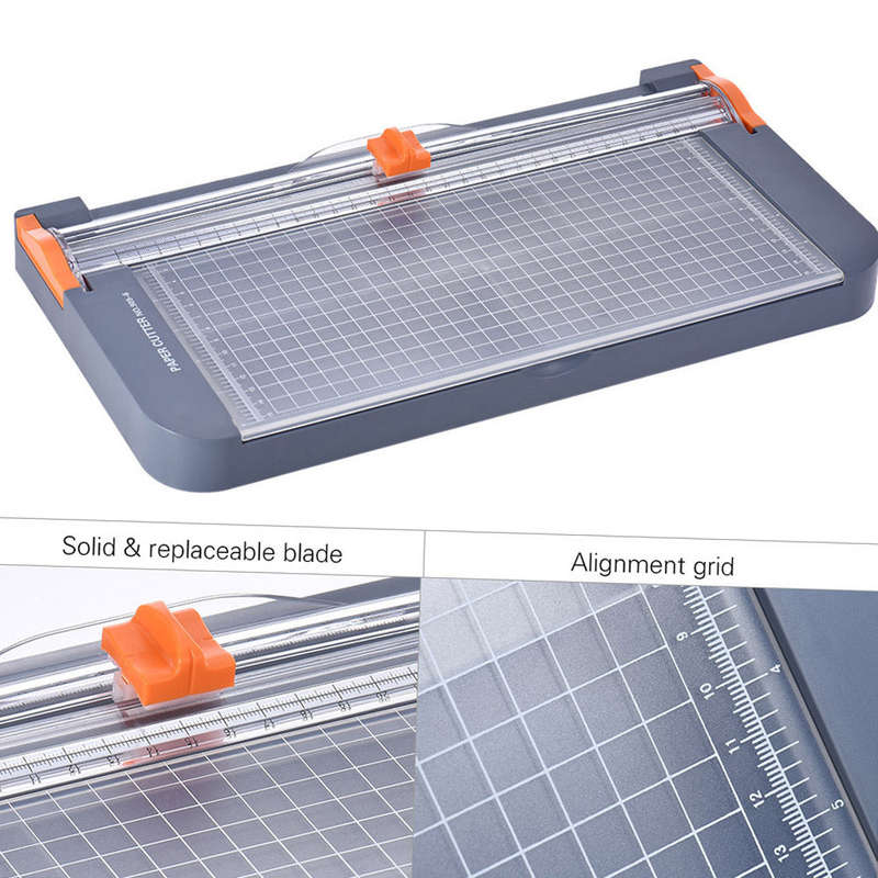 Multifunctional A4 Paper Trimmer Cutters Guillotine with 5 Storage Boxes Portable for Photo L