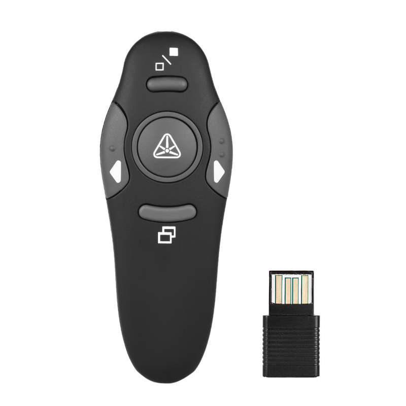 2.4GHz Wireless USB Powerpoint Presentation PPT Flip Pen Pointer Clicker Presenter with Red L
