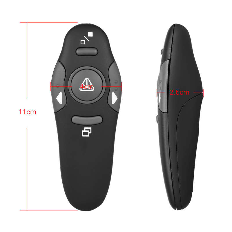 2.4GHz Wireless USB Powerpoint Presentation PPT Flip Pen Pointer Clicker Presenter with Red L