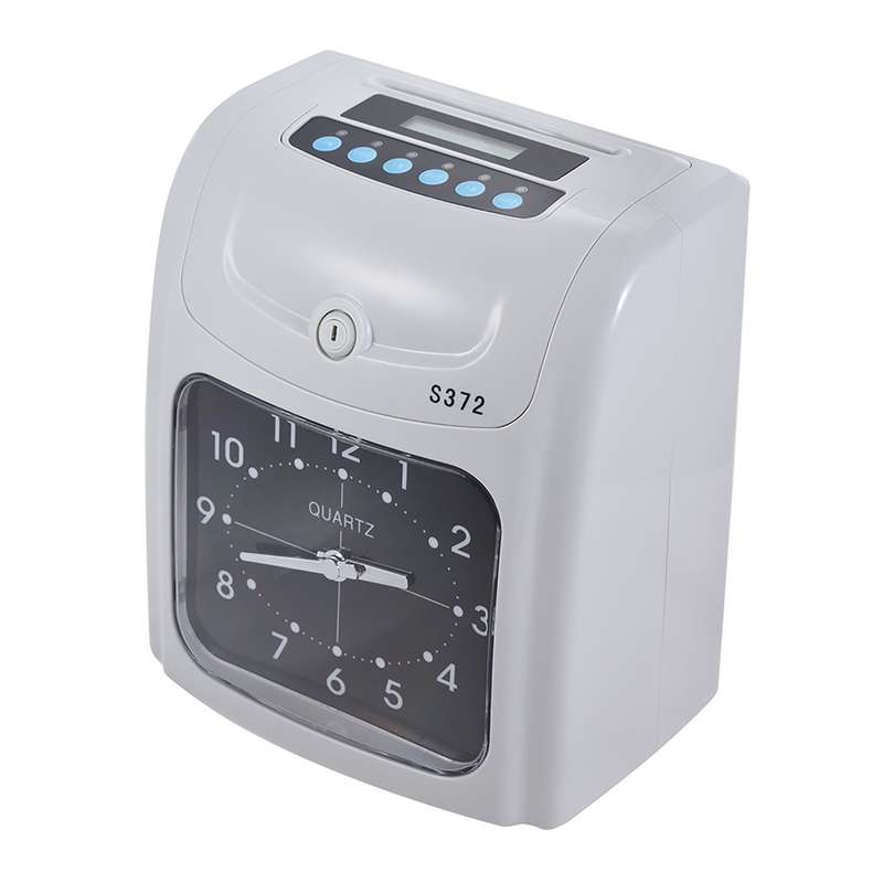 Electronic Employee Time Clock Recorder Attendance Time Card Machine for Office Factory Wareh