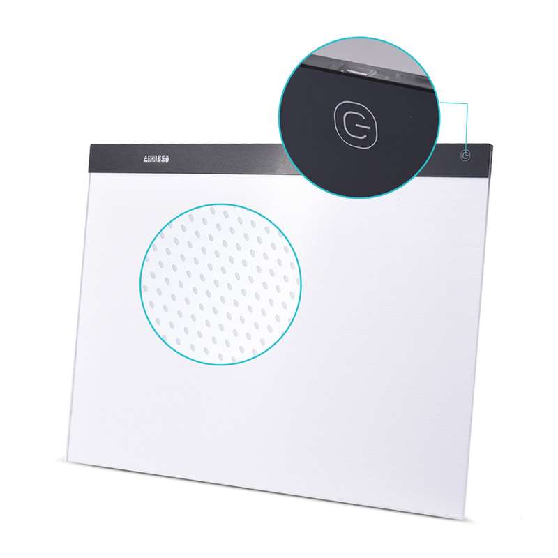 A2 Large Ultra-thin LED Light Pad Box Painting Tracing Panel Copyboard Stepless Adjustable Br