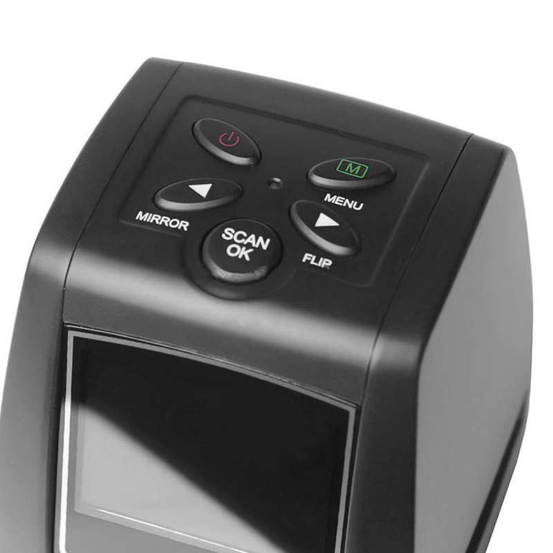 Portable Negative Film Scanner 35mm 135mm Slide Film Converter Photo Digital Image Viewer wit