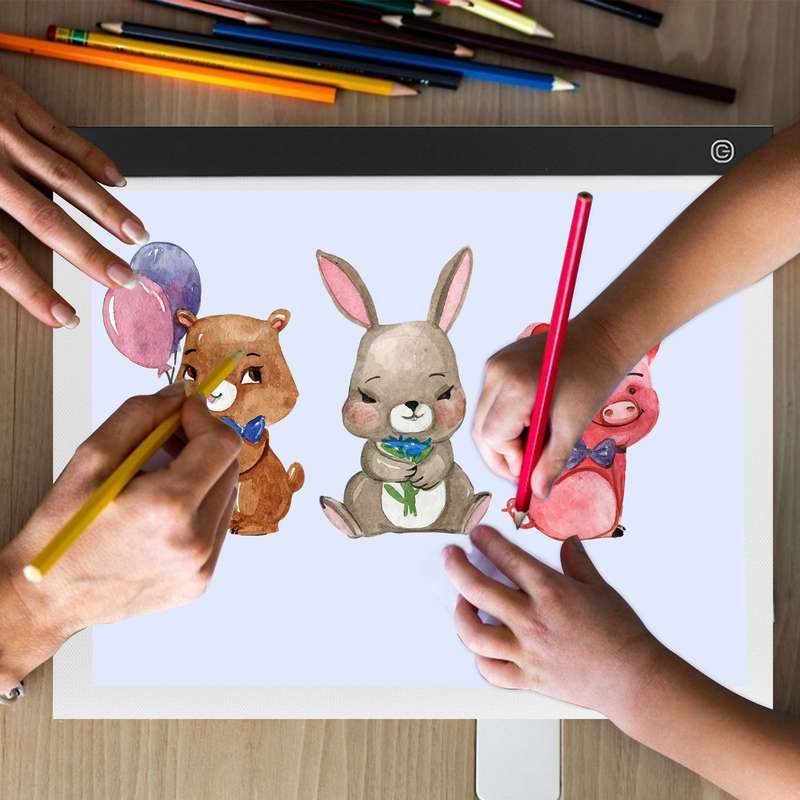 A3 Large-size Light Box LED Artcraft Tracing Light Pad Stepless Dimming Eye-protecting Pad fo