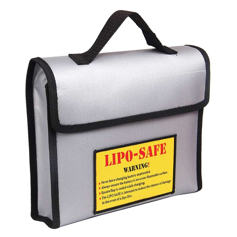 Portable Fireproof Explosionproof Lipo Battery Safe Bag Handheld Heat Resistant Pouch Sack fo