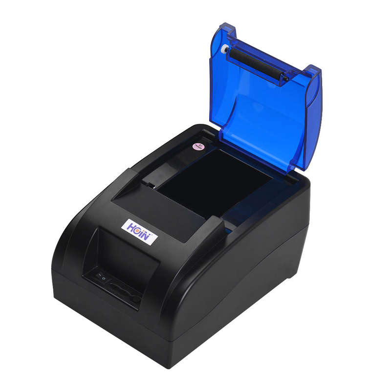 HOIN Portable 58mm Thermal Receipt Printer with BT & USB Interface High Speed Bill Ticket Cle
