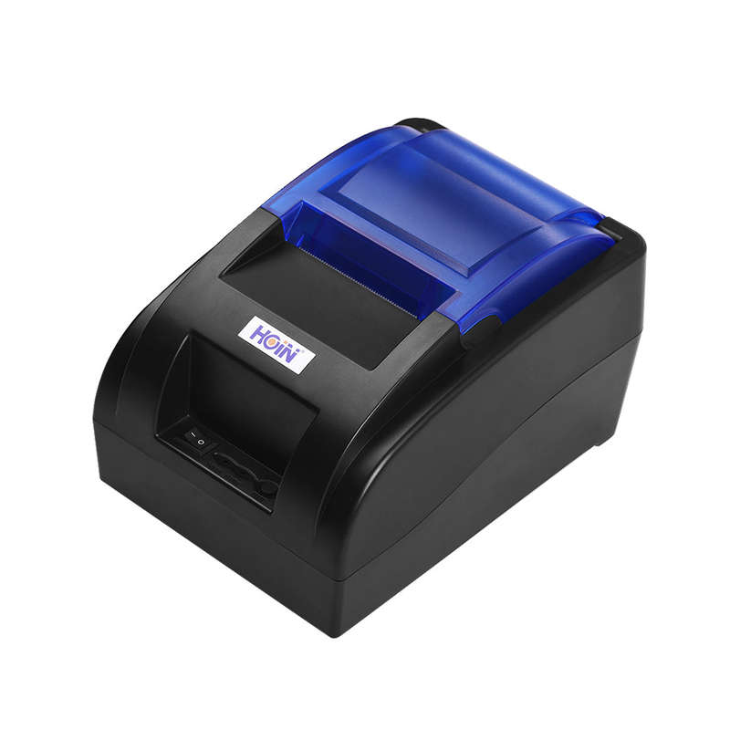 HOIN Portable 58mm Thermal Receipt Printer with BT & USB Interface High Speed Bill Ticket Cle