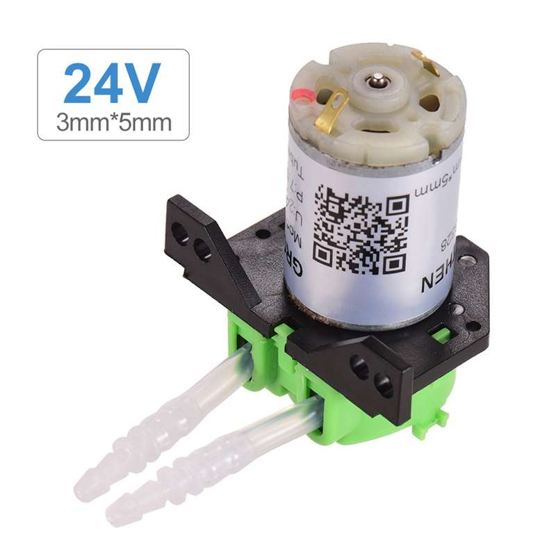 GROTHEN DC 24V Dosing Pump Peristaltic Pump Mini Water Liquid Pump Peristaltic Tube Head Self