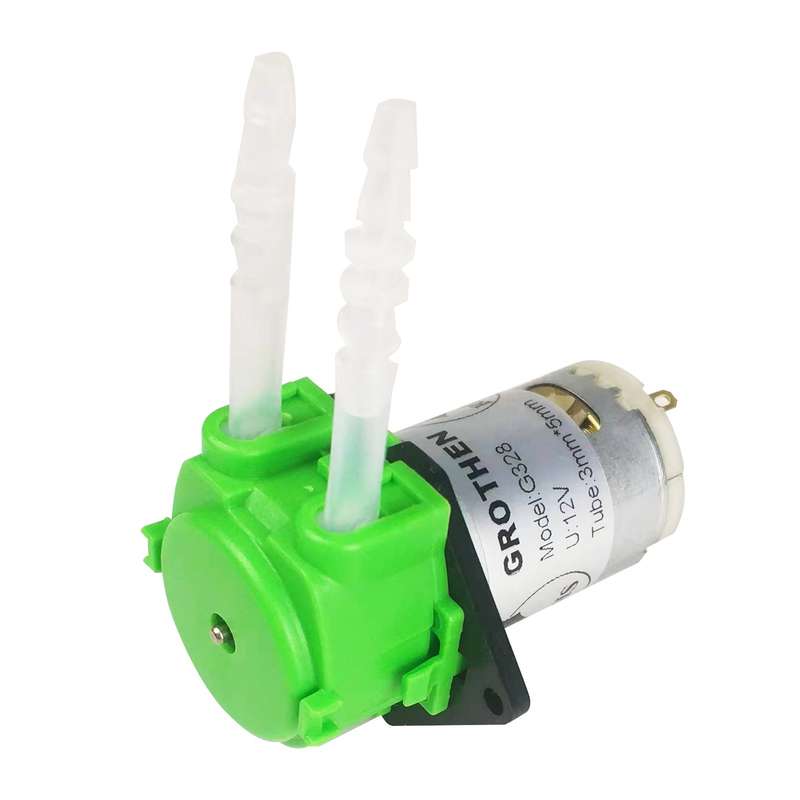 DC 12V Dosing Pump Peristaltic Pump Mini Water Liquid Pump Peristaltic Tube Head Self-Priming