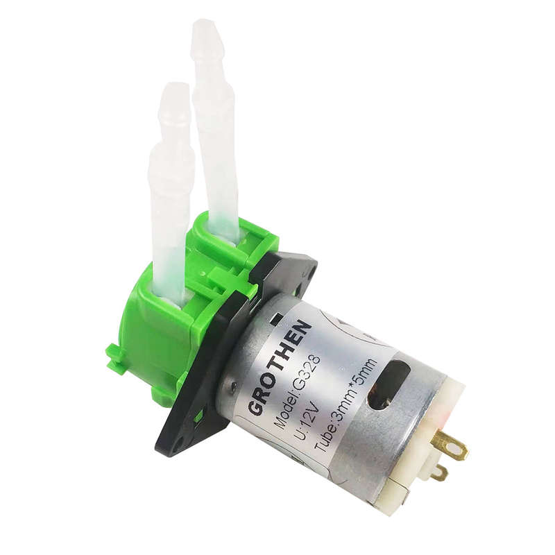 DC 12V Dosing Pump Peristaltic Pump Mini Water Liquid Pump Peristaltic Tube Head Self-Priming